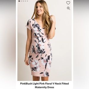 Pink Blush Maternity Dress